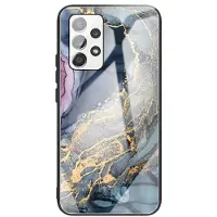 SKALO Samsung A53 5G Marmori karkaistu lasi TPU-suojakuori - #2