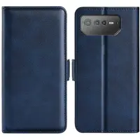 SKALO Asus ROG Phone 6/6Pro/6D/6D Ultimate 5G Premium Wallet Lompakkokotelo - Sininen