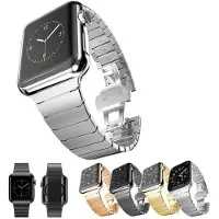SKALO Teräsranneke "Flat" Apple Watch Series 1-3 38mm - Ruusukulta