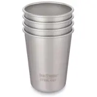 Klean Kanteen Steel Cup 295 ml 4 kpl/pkt, brushed stainless