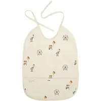 Nuuroo Ida Bib Coated - Cream - 28X 37CM