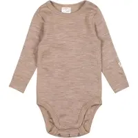 Lindex Long Sleeve Merino Wool Bodysuit - Pink - 56