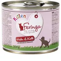 Feringa 24x200g Kitten kana & vasikka Classic Meat Menu kissanruoka