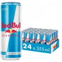 Red Bull 24x Energiajuoma, 355 ml, Sokeriton