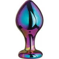 Sinful Rainbow Lasinen Anustappi 9 cm - Mixed colours