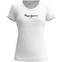 Pepe Jeans Paita 'Virginia' musta / valkoinen