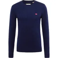 Levi's for man. A4320-0001 Original Housemark navy jumper (S), Casual, Wool, Long sleeve