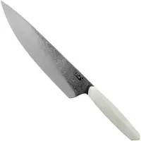 XIN Cutlery XinCore XC127 White G10, Red Liners, Damascus, chef's knife 21.5 cm
