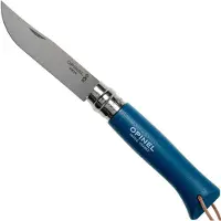 Opinel No 08 Blue With Sheath Taskuveitsi