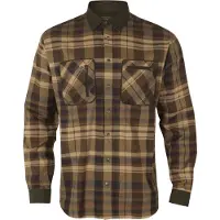 Härkila Pajala Shirt Men Beige w/Brown L