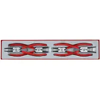 Teng Tools 4-osainen lukkorengaspihtisarja sisä- ja ulkopuolisille lukkorenkaille TTX474-9