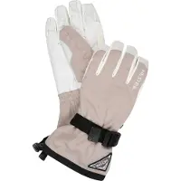 Hestra Powder Gauntlet 5-Finger Beige Lasketteluhanskat 9