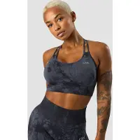 ICANIWILL Define Seamless Tie Dye Sports Bra Dark Blue