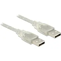 DeLOCK 83889 USB cable USB 2.0 2 m USB A Transparent (83889)