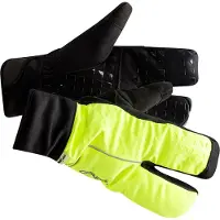 Craft Siperian Split sormen käsineet musta/fluo