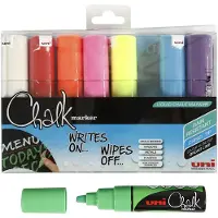 Uni Chalk 8 kpl PWE-8K liitutaulutussi
