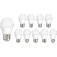 Spectrum E27 LED-päivänvalolamppu pallo 230 V 4 W kylmä valkoinen