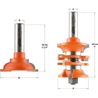 Cmt Jyrsinteräsarja 955.806.11; 48/44,5 mm; 2 kpl.