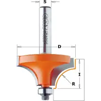 Cmt Pyöristysjyrsin ; S=1/2''; D=57,1 mm; laakereilla