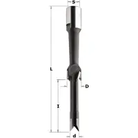 Cmt Jyrsimen terä työn viimeistelyä varten 167.190.11; S=M12-1 mm; D=19 mm