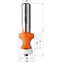 Cmt Pyöristysjyrsin ; S=1/2''; D=25,4 mm; R=7,93 mm; laakereilla
