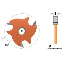 Cmt Levyjyrsin 823.340.11; 4/47,6 mm
