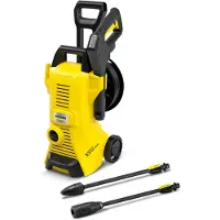 Kärcher K 3 Premium Power Control, Sähkö, 7 m, Korkeapaine, Musta, Keltainen, 380 l/h, 20 bar