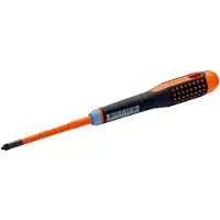 Bahco Ruuvimeisseli Ergo Slim Combi VDE; SL6/PZ2; 222 mm; ristipää, urapää