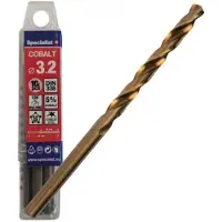 Specialist Metalliporanterä Cobalt; 3,2x65 mm; 10 kpl.