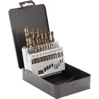 RUKO Metalliporanteräsarja A215214; 1-10 mm; 19 kpl.