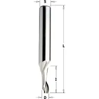 Cmt Urajyrsin pohjaterän kanssa ; S=8 mm; D=12 mm