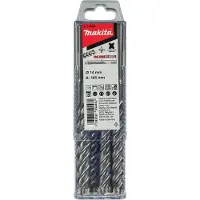Makita Betoniporanterä E-14869 Nemesis II; SDS-plus; 14x165 mm; 10 kpl.