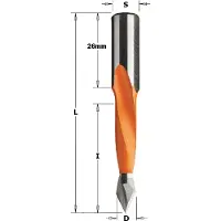 Cmt Puuporanterä ; S=10 mm; D=4,76 mm
