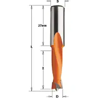 Cmt Puuporanterä ; S=10x27 mm; D=9,52x27 mm