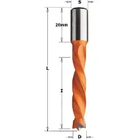 Cmt Puuporanterä ; S=10x20 mm; D=5x70 mm