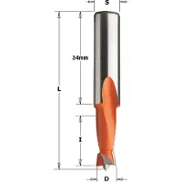 Cmt Puuporanterä ; S=10x34 mm; D=10x18 mm