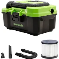 Greenworks Pölynimuri G24WDV; 24 V (ilman akkua ja laturia)