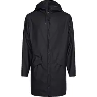 Rains Long Jacket W3 - Black - XS