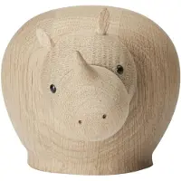 Woud Rina Rhinoceros figuuri, keskikokoinen
