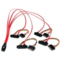 StarTech.com – 50cm SAS Cable SFF8087 to 4x SFF8482 (SAS808782P50)