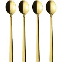 Aida Raw lattelusikka 4-pack Gold