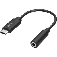 Hama Audioadapteri, USB-C uros - 3,5 mm jakkiliitin naaras, Stereo