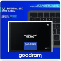 Goodram CX400 Gen.2 SSDPR-CX400-01T-G2 CX400-01T-G2 1TB 2.5" SATA III SSD Drive