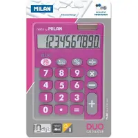 Milan Duo Calculator 10 Digits Pinkki