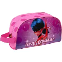 Safta Ladybug Wash Bag Pinkki