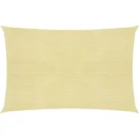 vidaXL Varjostinpurje, 160 g/m², Beige, 2x2,5 m, HDPE