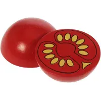 Bigjigs Wooden Half Tomato per piece