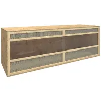 vidaXL Terraario, puupohjainen materiaali, 144x46x48 cm