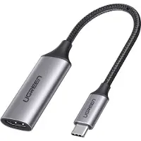UGREEN USB-C HDMI 2.0 Thunderbolt 3 MacBook / PC Harmaa Grey