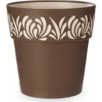 Stefanplast Self-watering pot Gaia Ruskea Muovinen (29 x 29 x 29 cm)